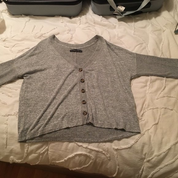 Gray Cardigan (super soft!!) - Picture 1 of 5